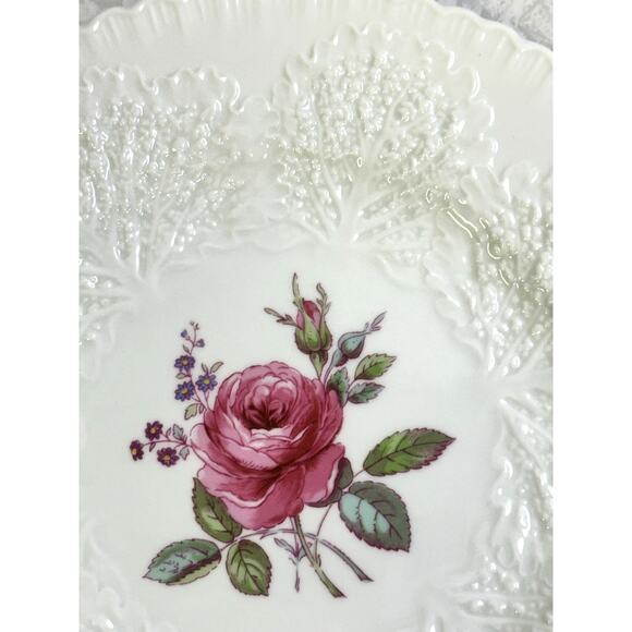 Spode Copeland/England Bone China Y2862 'Bridal Rose' 10.5" Dinner Plates-Set 2 - Picture 5 of 10
